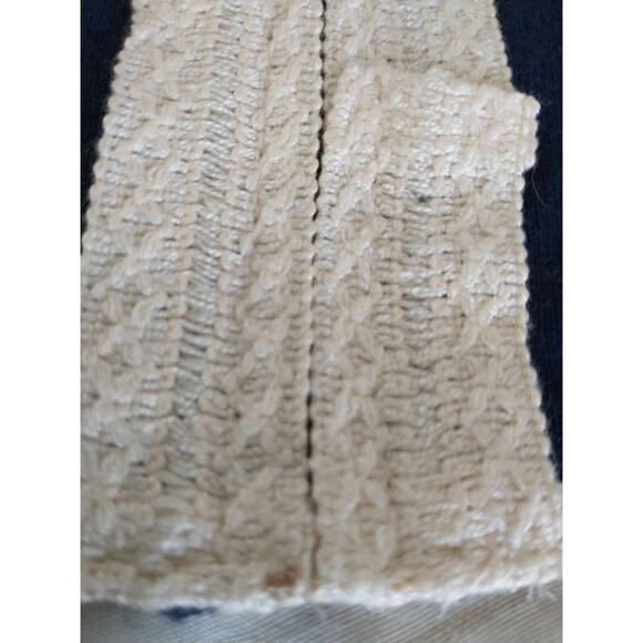 Anthropologie HWR Women's Navy Lace Cardigan Large Preppy Cottage Career - Picture 11 of 11